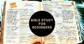 How to Study the Bible for Beginners | Faceovermatter
