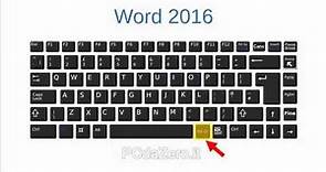 Word 2016 - 05 - Conoscere la tastiera - parte 4