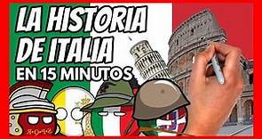 ✅ La historia de ITALIA en 15 minutos | Resumen rápido y fácil