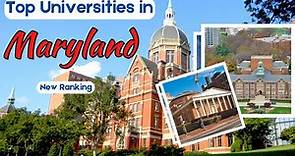 Top 5 Universities in Maryland | Best University in Maryland