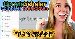 Beginners Guide to Google Scholar: Use Google Scholar for Academic Research