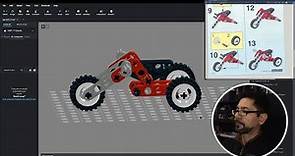 BrickLink Studio - Lego Tutorial Construcción de un Triciclo (Set 1257)
