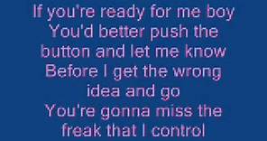 Sugababes- Push the button with lyrics