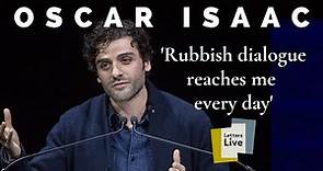 Oscar Isaac reads a letter from his Star Wars forebear Sir Alec Guinness