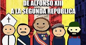De Alfonso XIII a la Segunda República