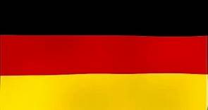 Evolución de la Bandera Ondeando de Alemania - Evolution of the Waving Flag of Germany