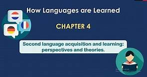 2nd Language Theories and Perspectives