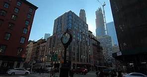 Caminando por uno de los barrios más caros de Manhattan: TRIBECA | Nueva York a pie