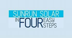 Sunrun Solar in Four Easy Steps