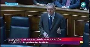 Alberto Ruiz-Gallardón: "Quién no me dice a mí que en otra legislatura vayáis a por el ya nacido"