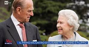 "L'amore tra Elisabetta e il Principe Filippo" - La Vita in Diretta 12/04/2021