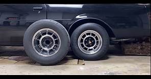 Buick Grand National Parts Review: Gbodyparts replica wheels, Mickey and Hoosier tires