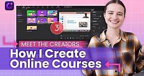 How to Create Online Course Videos | Meet the Creator @veronika_languagediaries