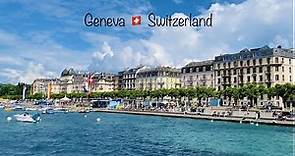 A walking tour in Geneva, Switzerland in June 2023 | Lake Geneva | The Old Town | Mont Blanc Bridge