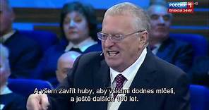 V. Žirinovskij v pořadu 60 minut o Česku (27.11.2019) - CZ titulky