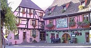 Riquewihr Alsace, village coloré classé plus beaux villages de France.