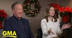Tim Allen and daughter talk starring together in 'The Santa Clauses'