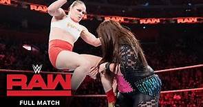 FULL MATCH - Ronda Rousey & Natalya vs. Nia Jax & Tamina: Raw, Dec. 31, 2018