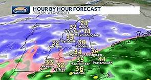 New Hampshire hourly timeline: Futurecast maps show where snow, rain could fall