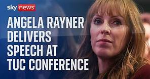 Angela Rayner announces Labour's 'real-life' plans to level up the UK at TUC conference