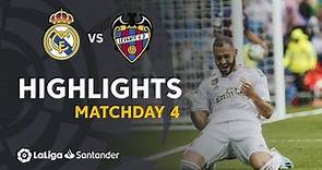 Highlights Real Madrid vs Levante UD (3-2)