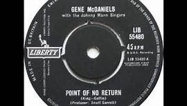 Gene McDaniels - Point Of No Return