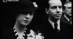 UNITED KINGDOM: ROYALTY - Prince Sigvard Oscar Fredrik Bernadotte of Sweden marries commoner (1934)