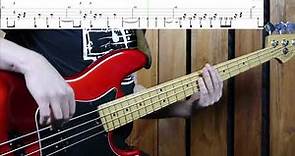 Bruno Mars - Treasure (bass cover) (play-along with tabs)