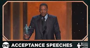 Will Smith: Award Acceptance Speech | 28th Annual SAG Awards | TNT