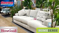 COSTCO HOMEGOODS HOMESENSE FURNITURE SOFAS ARMCHAIRS TABLES SHOP WITH ME SHOPPING STORE WALKTHROUGH
