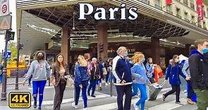 Walking in Boulevard Haussmann, Paris 2021 (4K UHD)