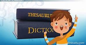 Synonyms Lesson for Kids: Definition & Examples