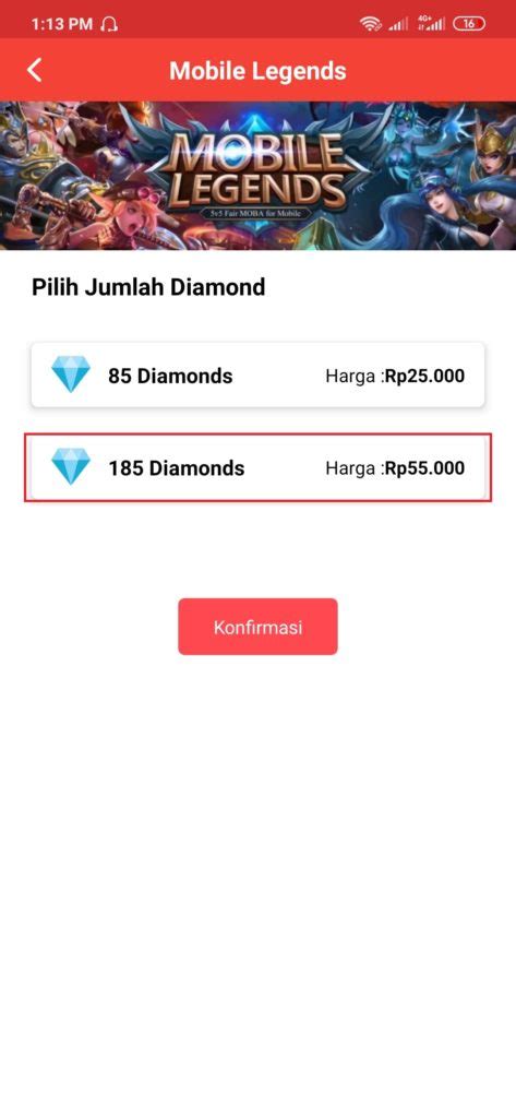 aplikasi penambah diamond mobile legend gratis
