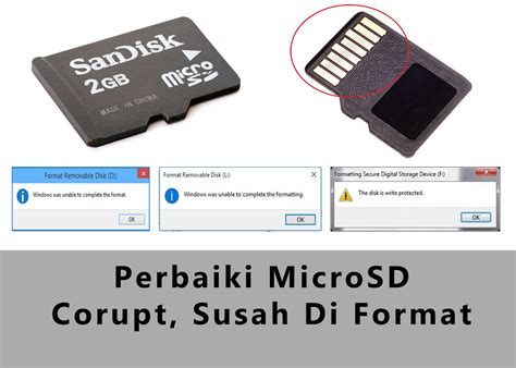 Cara Memformat Micro SD yang Tidak Bisa Diformat dengan Mudah