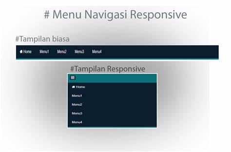 menu navigasi footer responsive indonesia
