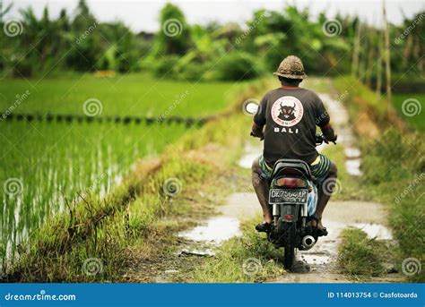 Motorcycle Rider in Indonesia