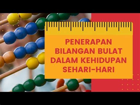 Bilangan Bulat Kehidupan Sehari-hari