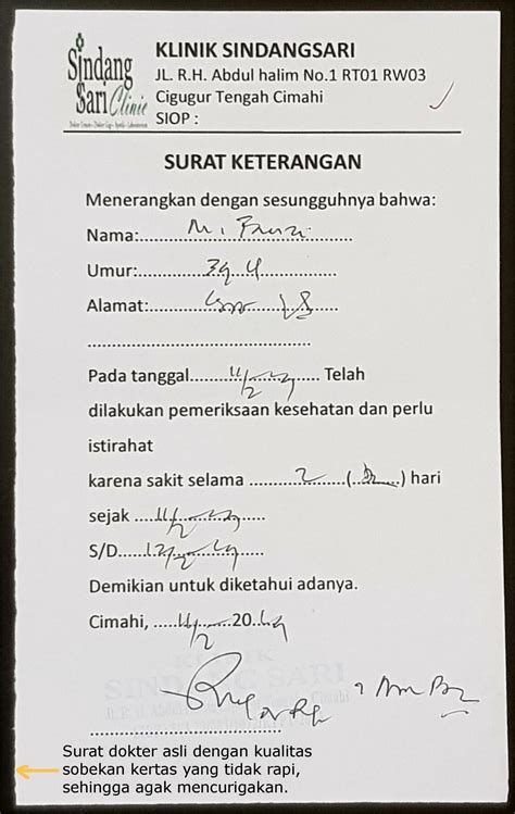 Cara penggunaan dan legalitas surat dokter Surabaya dalam berbagai keperluan