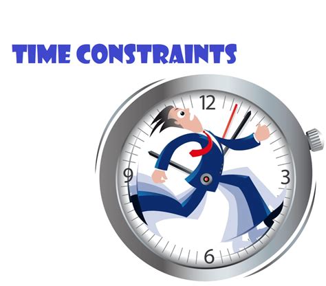 Time constraints