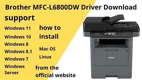 $Brother MFC-L6800DW Drivers: Download, Install, and Update Guide$