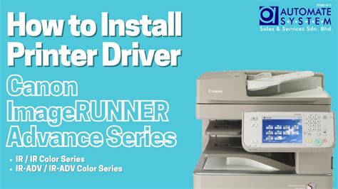 Guide to Installing Canon imageRUNNER ADVANCE C5030 Printer Drivers