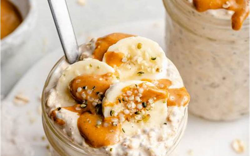  Banana And Nut Butter Overnight Oats 