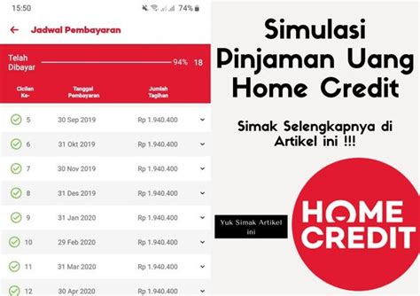  Jenis Pinjaman Uang Home Credit 2023