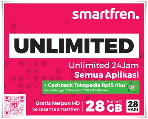 Kode Paket Internet Smartfren Unlimited
