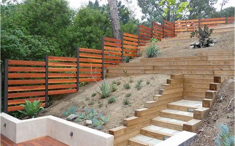  Terraced Hillside With Privacy Fence: A Stylish Solution For Your Outdoor Space 