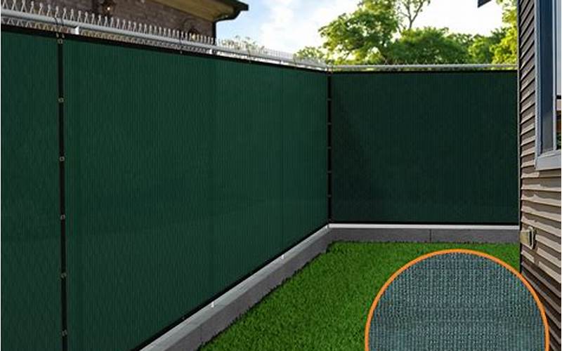  The Benefits And Drawbacks Of Using Privacy Fence Netting Green 