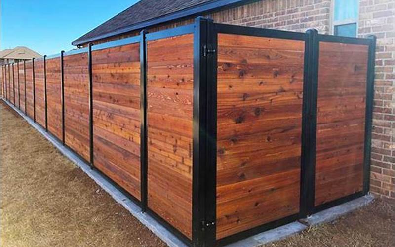  The Steel Post Privacy Fence: The Perfect Combination Of Strength And Elegance 