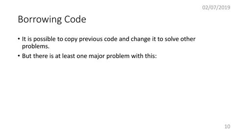 &ldquo;Borrowing&rdquo; code