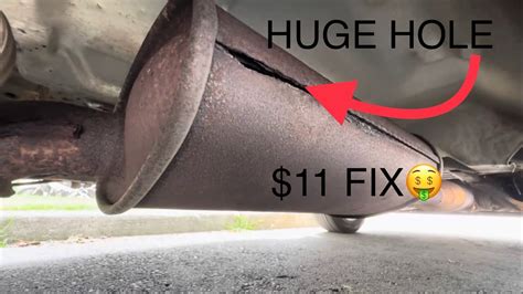 How to Fix a Hole in Exhaust