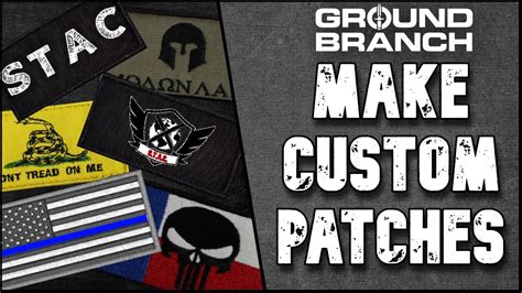 How to make custom patches in Ground Branch